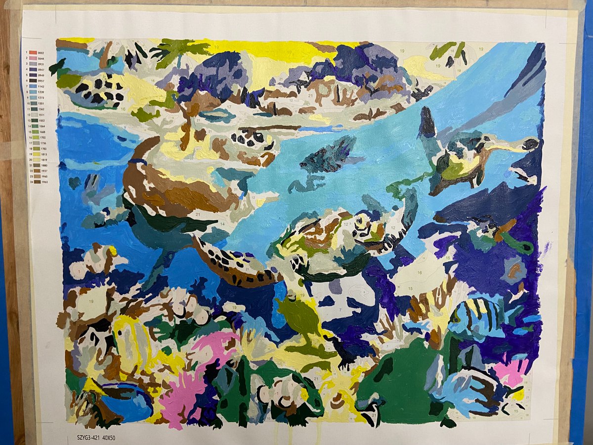 AuthorSAdrien's tweet photo. Paint-by-numbers in progress. It takes time before we can tell how these paintings will come together. Can you see what it will be?
I will raffle paint-by-numbers off in my newsletter. Are you signed up? https://t.co/zwZ4TSgQPU

#freetime #familytime #paintbynumber #downtime https://t.co/GdWxuLz0Bc