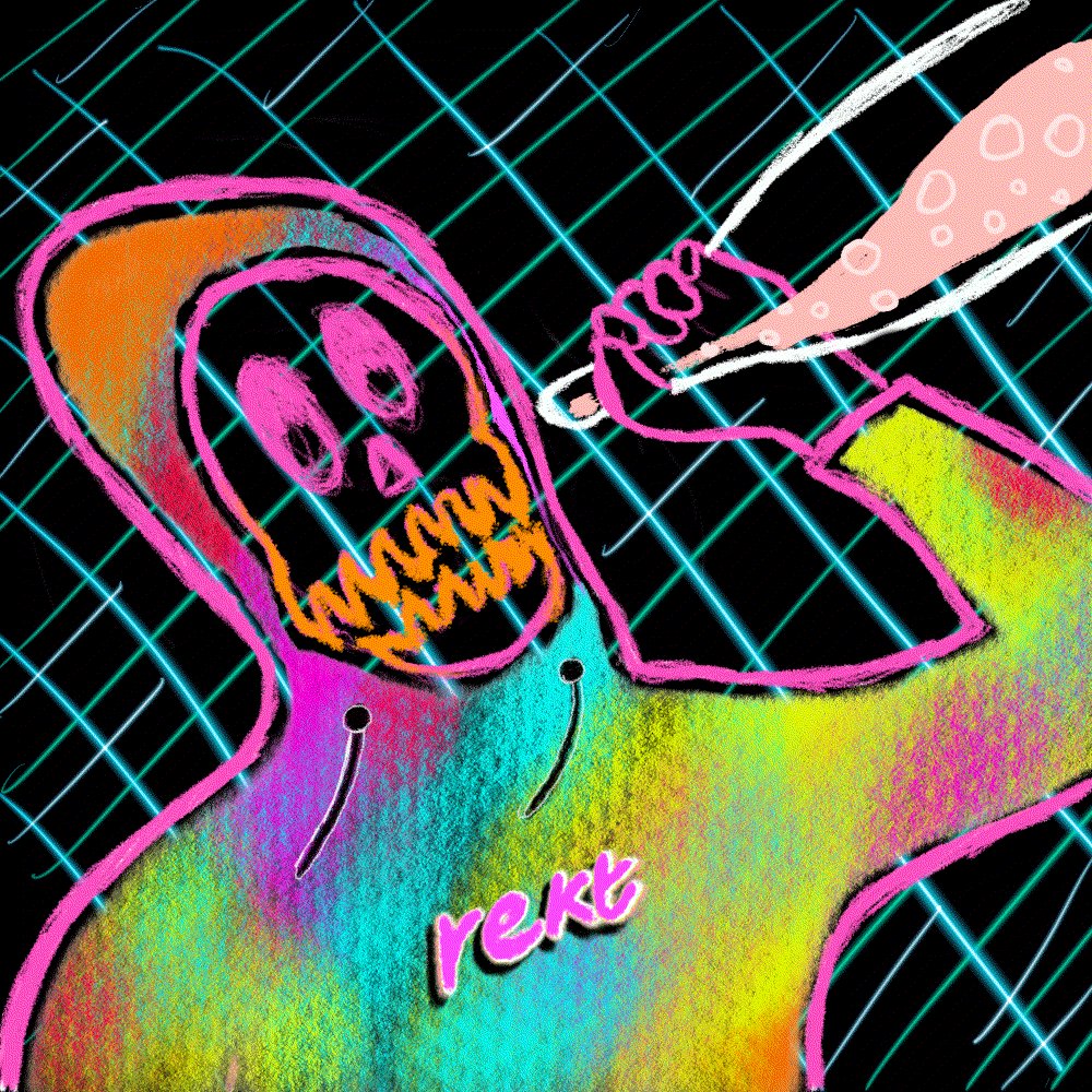 This grail is back up on the market for 6.9 

- The only tiedye with Rekt logo
- 1/2 tiedyes with Sharpies 
- Absolute grail 

<a href="/Stuebi18/">stuebi.eth</a> just tagging you here since I couldn't find you in degenz discord and you had expressed interest in the last couple of weeks
