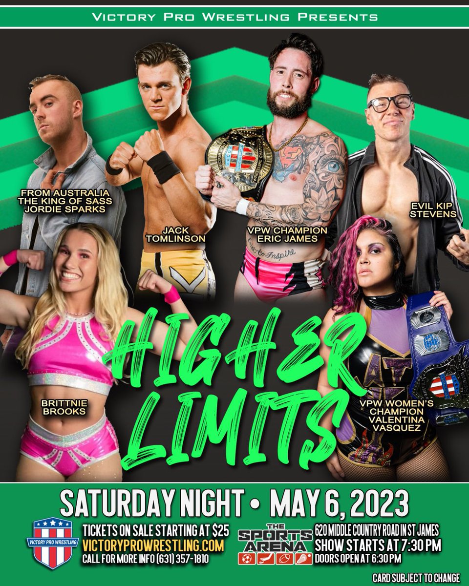 SecurityIncPro's tweet photo. We can’t wait to get the taste of #BloodSweatAnd17Years out of our mouths, and thankfully we won’t have to wait very long…
@VPW_Wrestling is back in less than two weeks with #HigherLimits 🚨
Use code SECURITY for 10% OFF 🎟️ at https://t.co/XOR3YEgKSA https://t.co/9wPtyRVgED