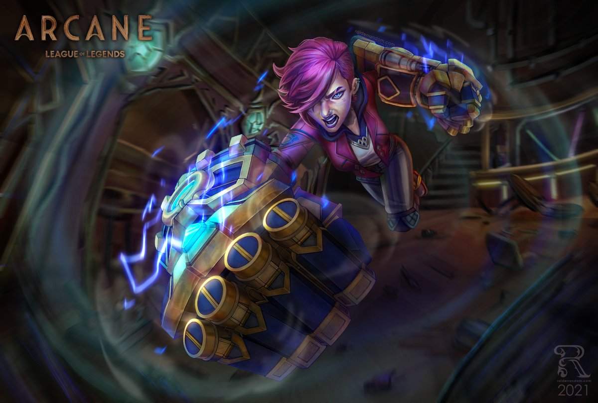 RaiderRandomArt's tweet photo. More Arcane! Vi is so cool. We referencing the bar fight scene up in here >:3 Like and follow for more fandom illustrations! #arcane #fanart #LeagueOfLegends #LeagueOfLegendsFanArt https://t.co/1yr0h9PSZF