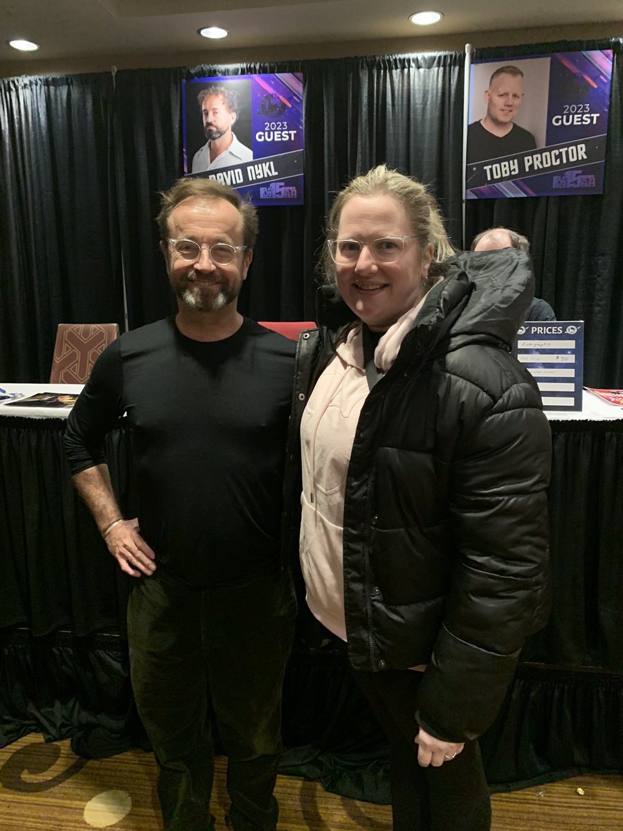 elibarrington's tweet photo. @DNykl it was lovely today meeting you at Sci-Fy on the rock. Thank you for coming here! Hope your having a wonderful time! https://t.co/tHgcZlhdts