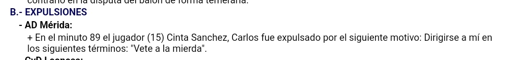 Mapp_m's tweet photo. Vete a la mierda, Manuel Angel Pérez Hernandez.
Vaya nivel de árbitraje...
#1RFEF
#MeridaCultural https://t.co/0GpBJsPclF