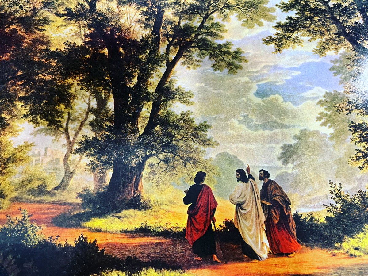 Let us walk with Him… and talk with Him… listen to Him… and yes, recognize Him #Emmaus #Luke24 #Christian #JesusiswithYou #hope #blessed