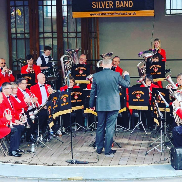 Yeah! Eastbourne Silverband playing at the Bandstand today! Were you there?