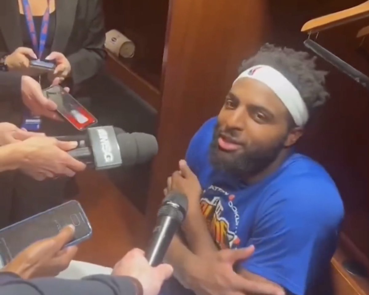 NBA_NewYork's tweet image. Allen &amp;amp; Mobley in 75 minutes: 
–11 rebounds
–4 offensive
–2 blocks

Robinson &amp;amp; Hartenstein in 48 minutes:
–19 rebounds
–8 offensive
–4 blocks