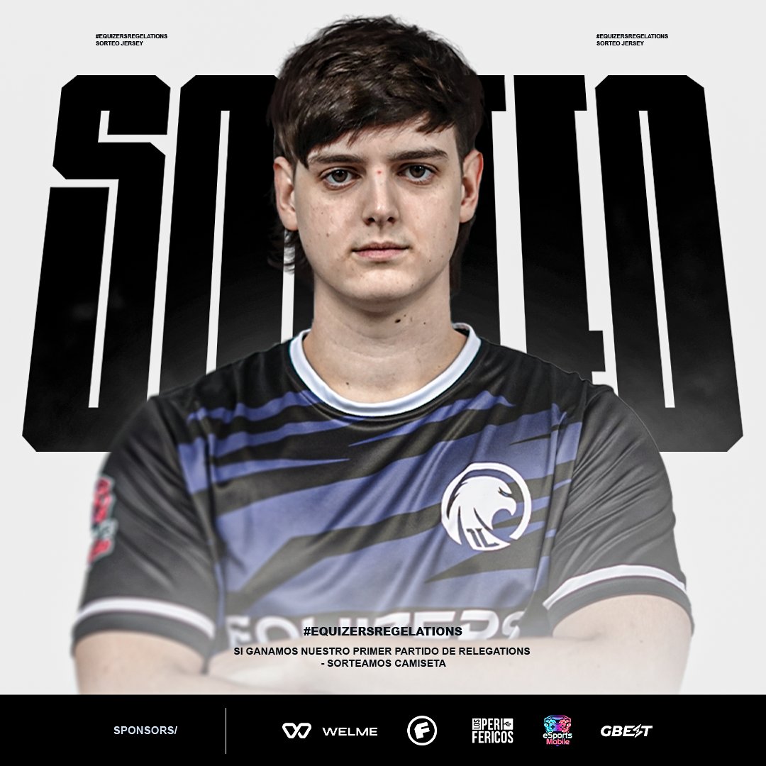 CELEBRACION EQUIZERS X RELEGATIONS 🎁

Si ganamos este martes a Kumiho, sorteamos camiseta oficial del club 👕

Requisitos:

📌 Seguirnos 
📌 RT
📌 Comentar #EQUIZERSRELEGATIONS