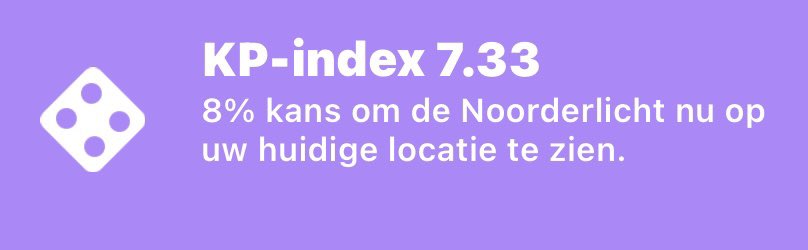 Serieuze business…
Voor de geïnteresseerden. Als je een donker helder plekje kunt vinden… Dan is het nu het moment om omhoog te kijken!
11% Noorden van het land
8% Randstad

#auroraborealis #noorderlicht