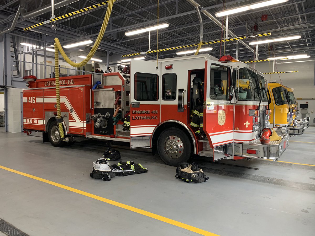 Latham Engine 416 is providing standby coverage at the Boght Community Fire District station while they operate as a FAST team at a working structure fire in Saratoga county.