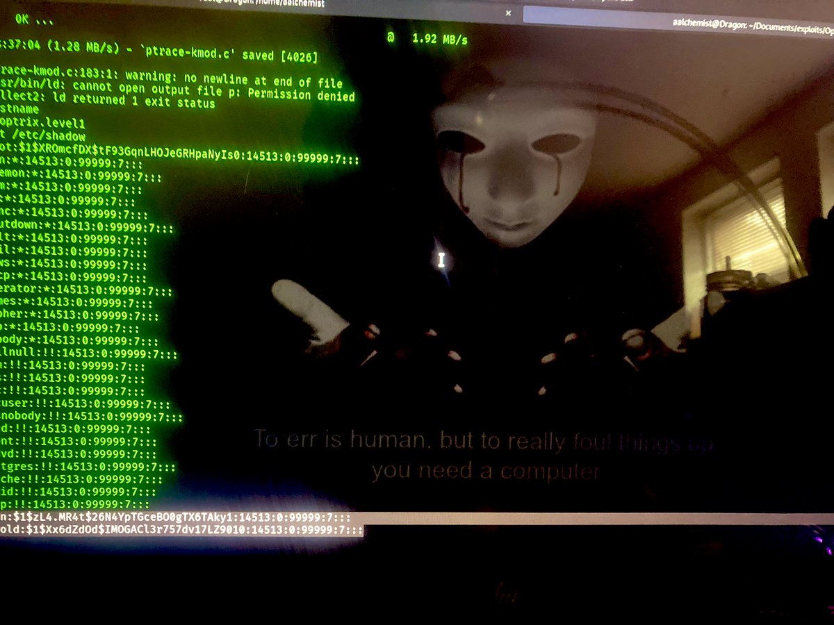 Pr3m0ThaD3v's tweet photo. There’s a reason why there are policies in place and why end users should not have perm admin rights, let this be one. #getRoot #linux #hacking for practice #ethicalhacker Your hash belongs to me https://t.co/iy4jsXKMPm