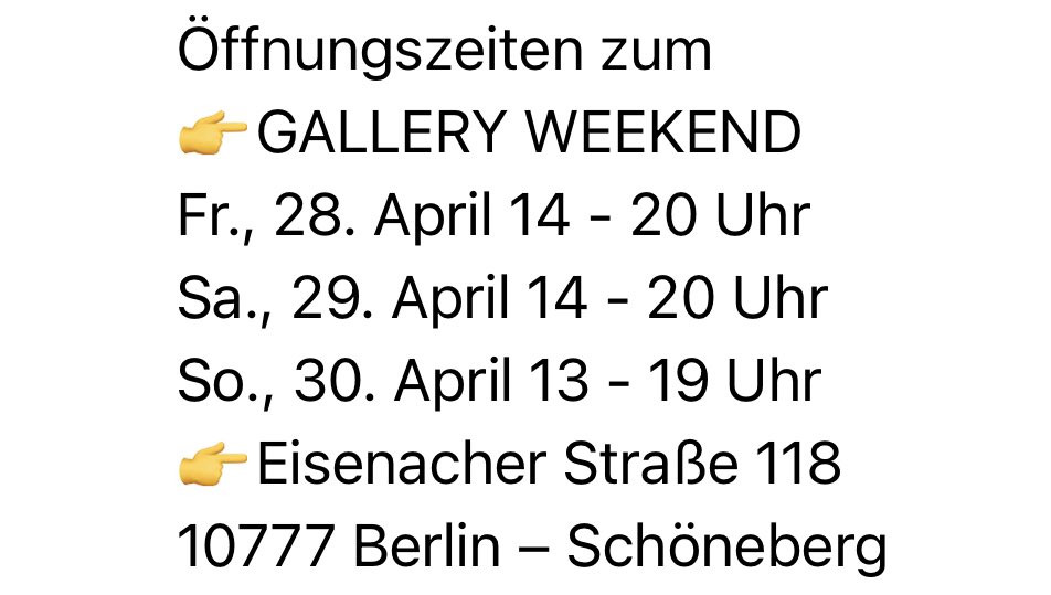 Karte #galleryweekendberlin:  Wir sind in der Eisenacherstrasse 118 #vdbk1867