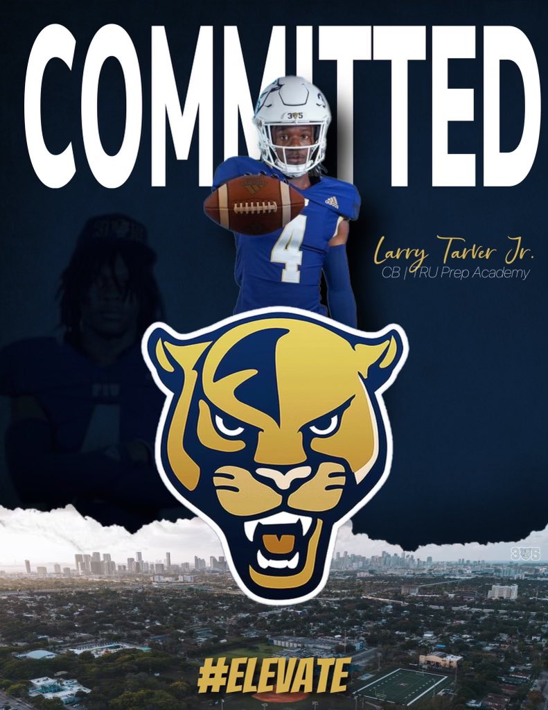I am proud to announce I am 1000%committed to Florida International University🐾🐾 #pawsup <a href="/Coach_DVD/">DeMarcus Van Dyke</a> <a href="/JoshuaEargle/">Joshua Eargle</a> <a href="/FIUFootball/">FIU Football</a> <a href="/CoachMikeMac/">Coach Mike MacIntyre</a> <a href="/Cam_DiFede/">Cam DiFede</a> <a href="/larryblustein/">Blustein Recruiting</a>