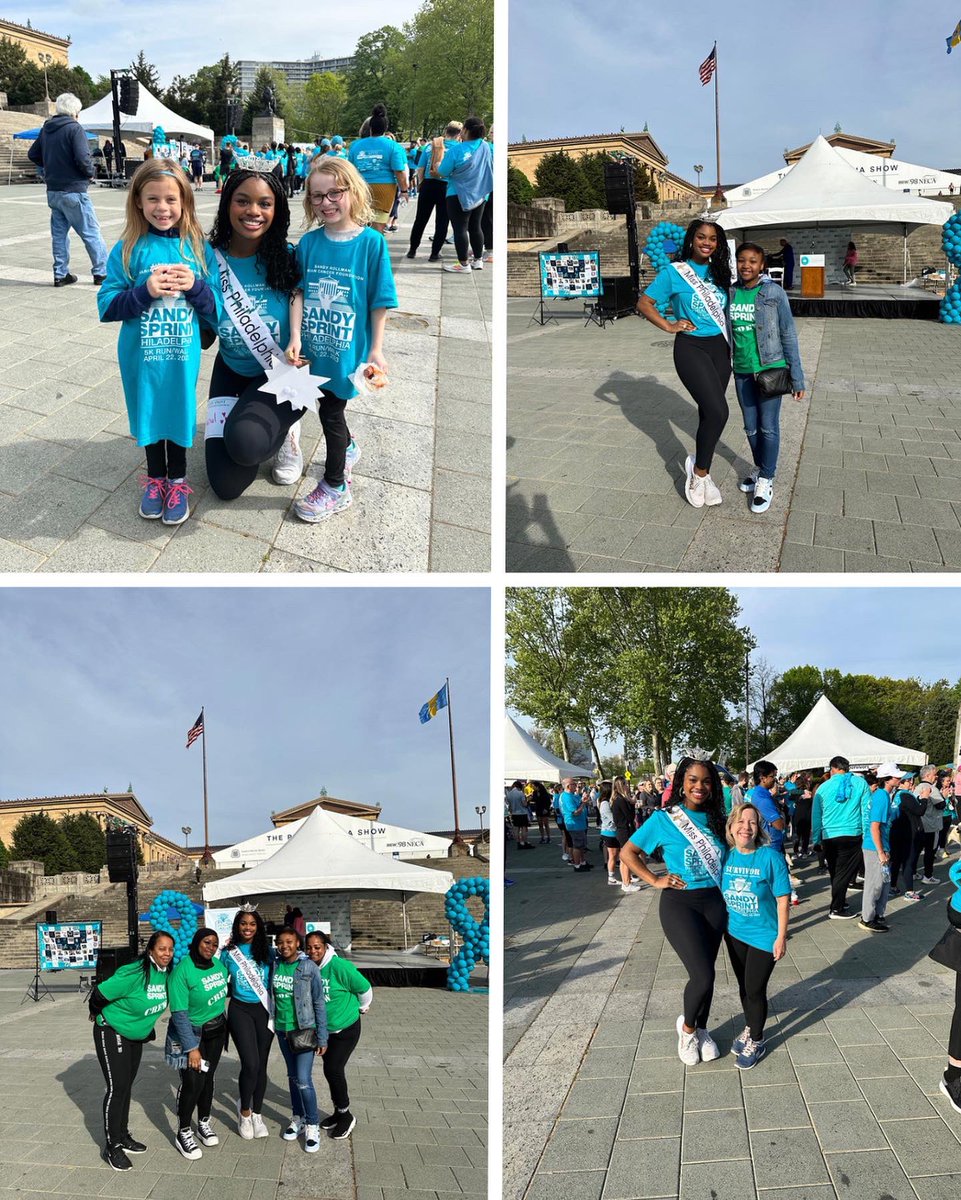 STEMQueenDE's tweet photo. Had a blast spending #EarthDay walking in the Sandy Sprint, a 5k 🏃🏾♀️ hosted by the Sandy Rollman #OvarianCancer Foundation to spread awareness and raise funds for cure-finding research 🔬 • Loved seeing my friend Sheila Hess! • #STEMQueen #Philadelphia #Philly #CancerSucks #PHL https://t.co/K61pzZLHzp