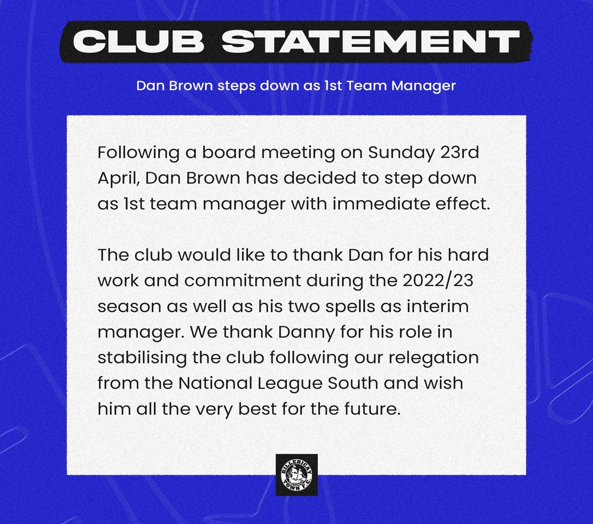 Billericay Town FC tweet media