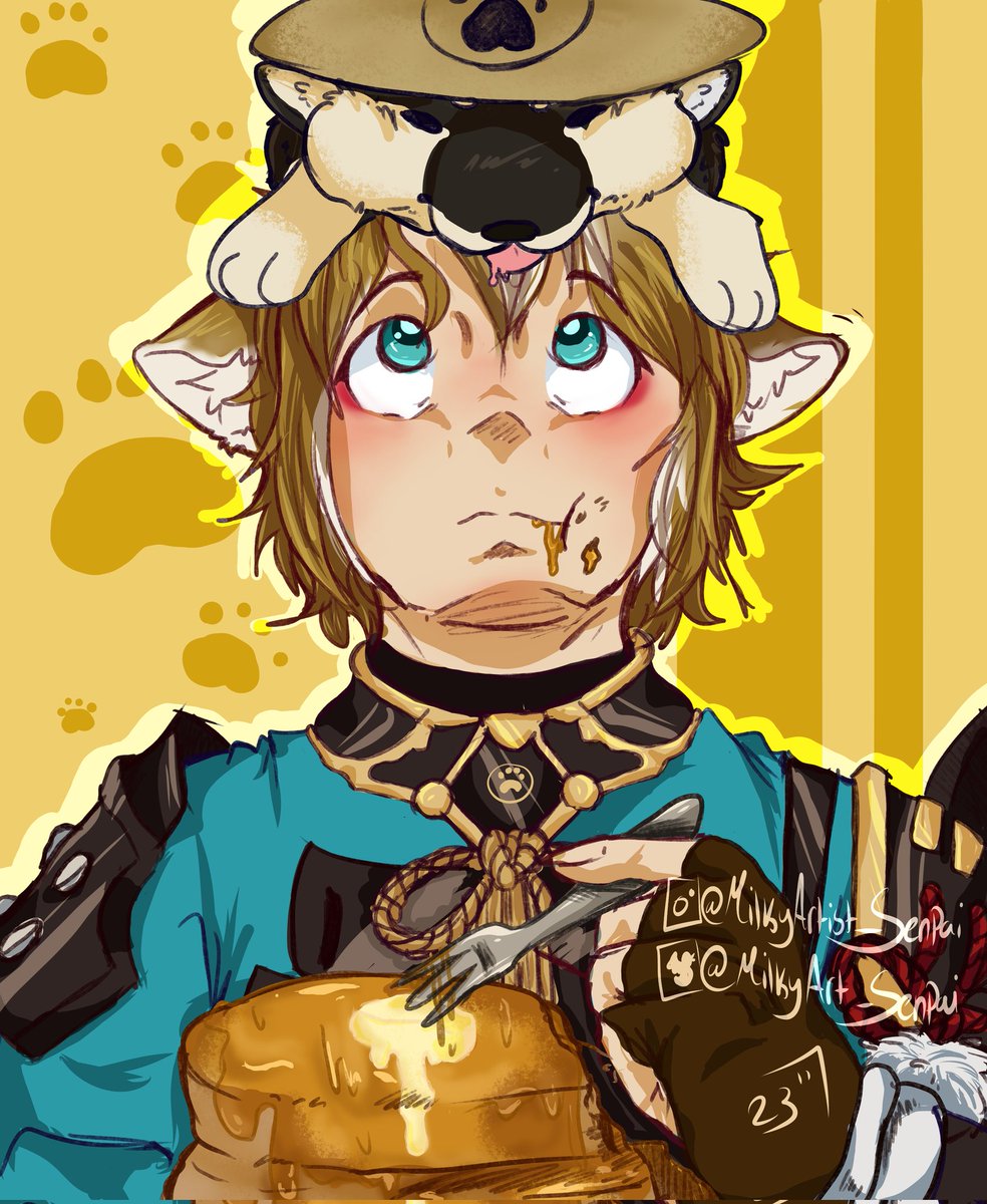 MilkyArt_Senpai's tweet photo. Pancakes for two, Please! 🥞💕
#Genshinlmpact #genshinimpactfanart #gorou https://t.co/heFJ0mK5cR