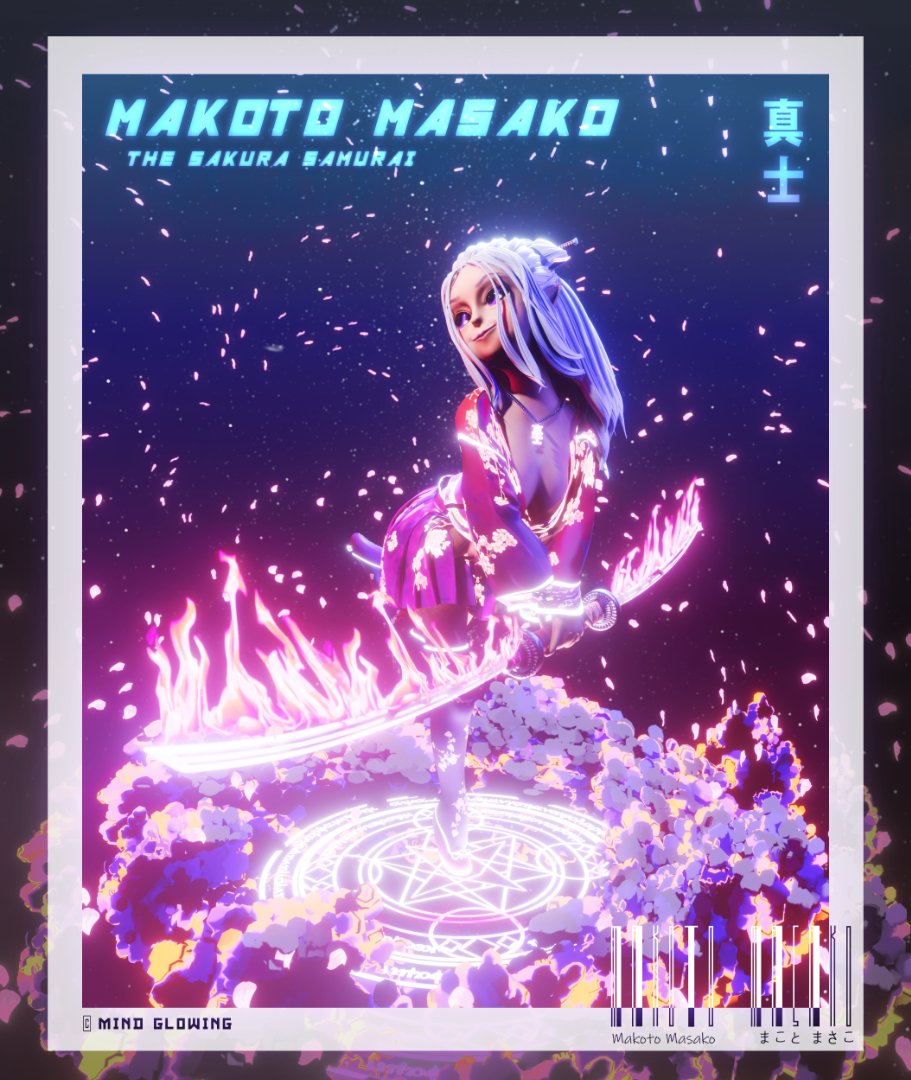 Makoto Masako - The Sakura Samurai

Read her full story on my website!

mindglowing.art/makoto-masako/

#sakura #samurai #Blender3d  #blenderart