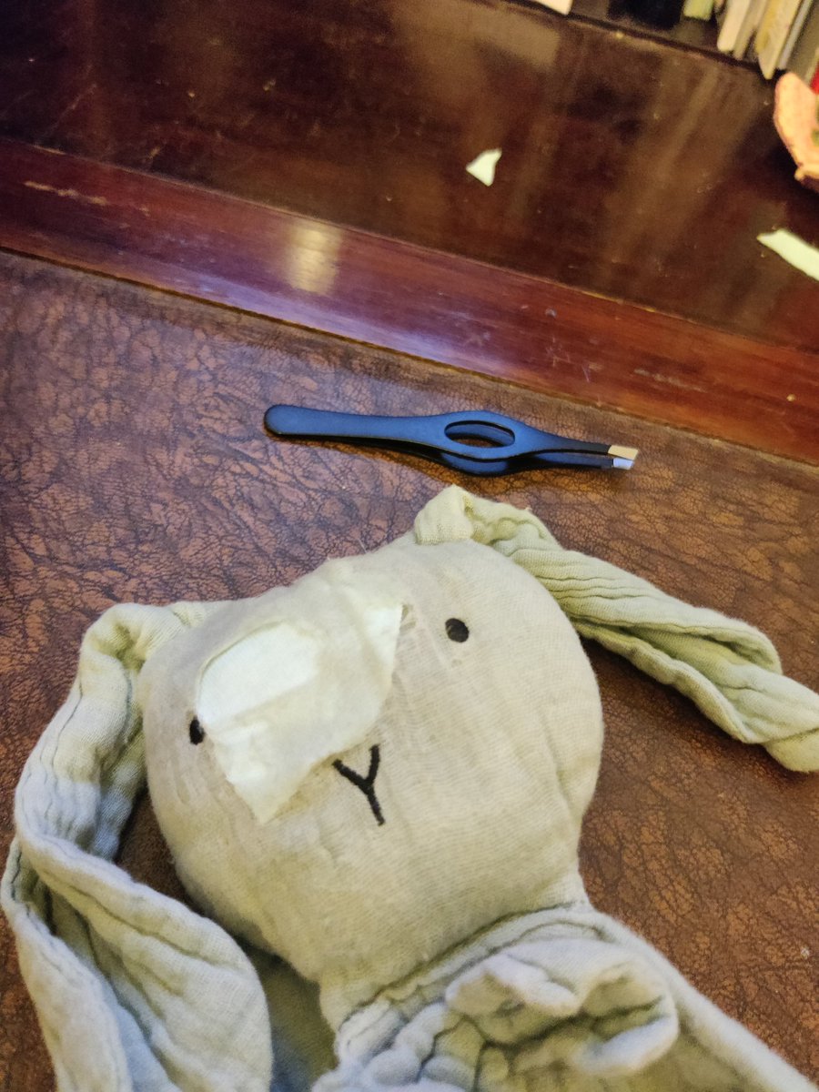 drkennethma's tweet photo. My operation tonight was tricky. Patient was my son's favourite toy. @elizawchan said I made it look like Frankenstein's creation and suggested I did some #sashiko
What do you think? Shall I do another colour?
Also wasn't laparoscopic sadly!
#surgeon #dad #meshrepair #sewing https://t.co/jsnzbhENCN