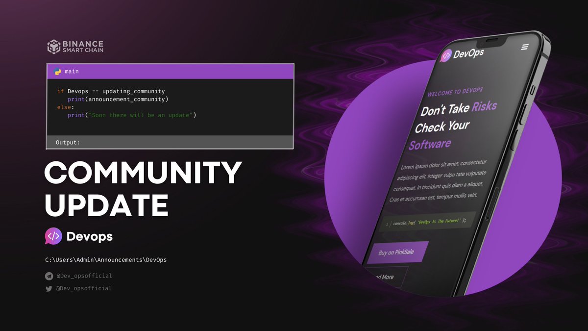 DevOps_Token's tweet image. We are happy to announce our strategic partnership with DexterWorld !

#BSC #BNB #DevOps #Crypto #BSCGem #Partnership #Dexter.World