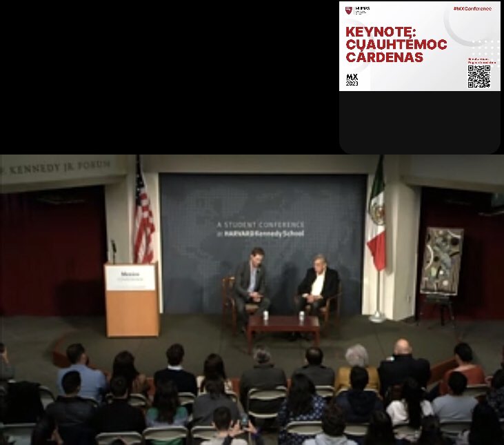 erendi7's tweet photo. Gracias Ingeniero @c_cardenas_s por compartir sus reflexiones y su visión de país 🇲🇽 bravo! 🔝 @HarvardHUMAS #MXconference https://t.co/H7SwY69ZGm