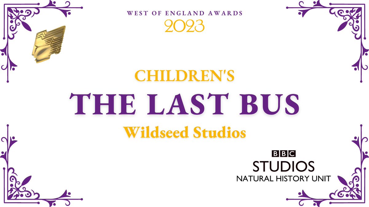 A round of applause for the winner of the Children’s category, #TheLastBus by <a href="/wildseedstudios/">Wildseed Studios</a>!

Thanks to <a href="/bbcstudios/">BBC Studios</a> Natural History Unit for sponsoring the award. 

#RTSWOE