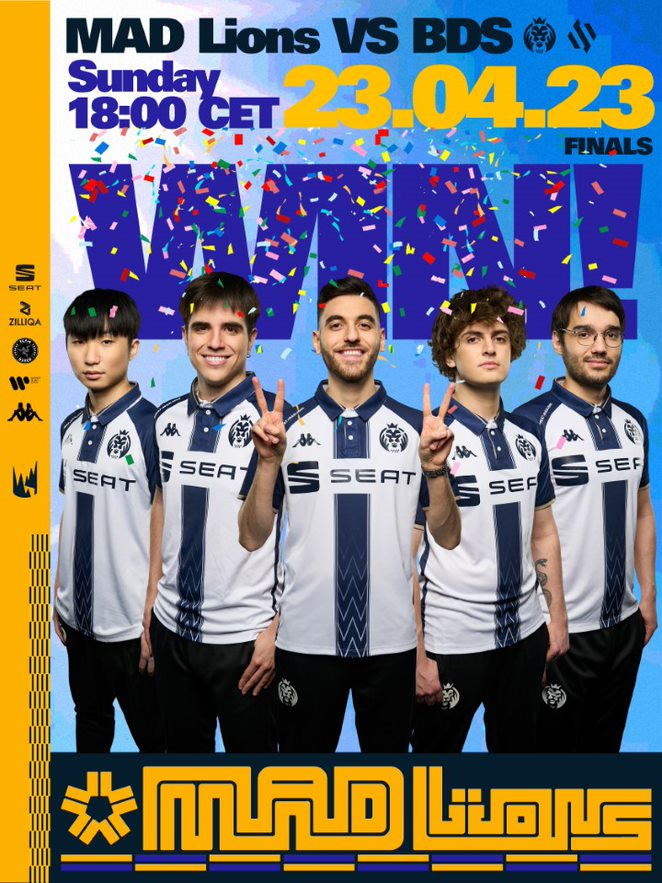 MovistarKOI_en's tweet photo. #LEC CHAMPIONS #LEC CHAMPIONS#LEC CHAMPIONS #LEC CHAMPIONS.

That's it. That's the tweet 🎉🎉🎉

#MADWIN https://t.co/2YUhCeTz8S