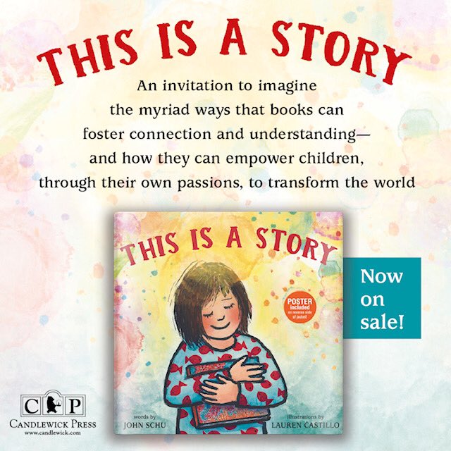 studiocastillo's tweet image. ❤️📚It’s National Library Week!📚❤️I’m giving away 6 copies of THIS IS A STORY by @MrSchuReads and illustrated by me. Our book celebrates libraries, librarians and the power and importance of story. RT for a chance to win a copy! I’ll select 6 winners on Tuesday 4/25 at 10pm EST