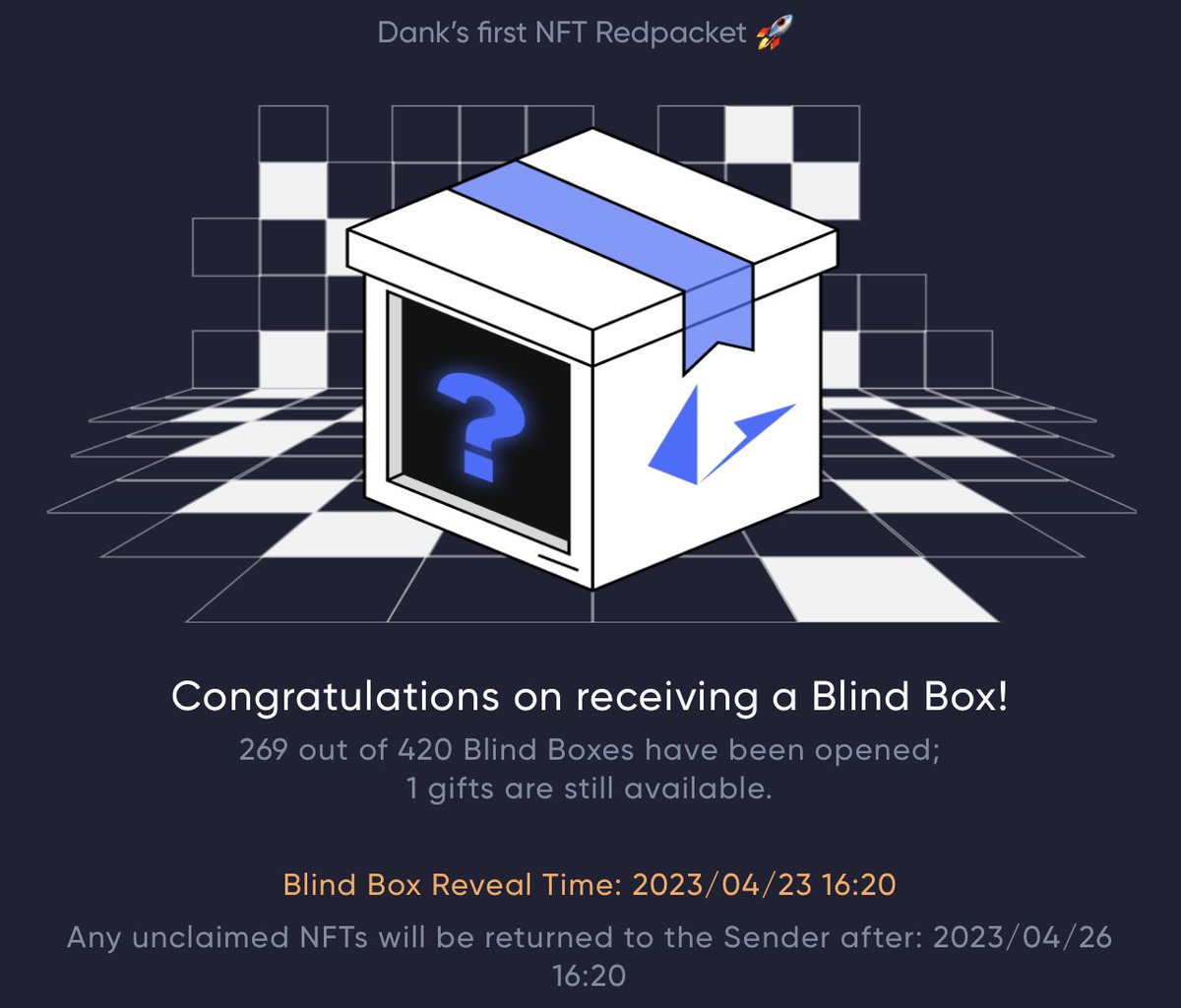 Exciting 🎉 Thanks to everyone participating, this might be a game changer for Airdrops 🚀 

#Loopring #NFTs #LRC #RedPacket