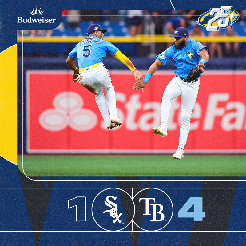 RaysBaseball's tweet photo. No walk-off necessary today