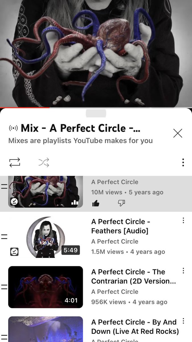 MrsPosterity's tweet image. Thank you @YouTube for these wonderful “My Mix” playlists. 🥰🙏
Such a beautiful way to spend the day!
Thank you ⁦@mjkeenan⁩ 👏💜🖖🫶⁦@billyhowerdel💜🖖🫶⁩ ⁦@aperfectcircle⁩ 🥰🖖🫶
⁦@puscifer 💖🖖🫶
@carinaround⁩ 🥰🖖🫶
#MatMitchell 🙏🖖🫶
@Tool⁩ 👏🖖🫶