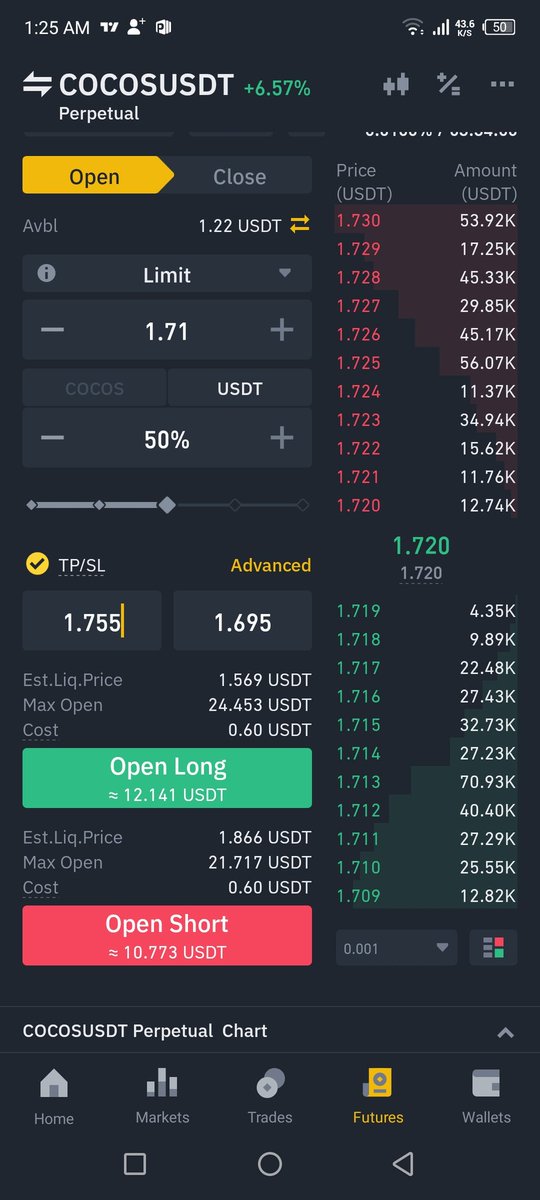 Krypto_Eagle's tweet image. $1 to $10k Challenge 

Trade 2/Many

Currently at $1.22 (+22%)