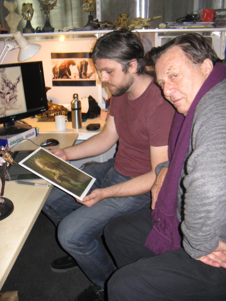 So  sad to hear of the passing of the great Barry Humphries.  I got to meet  him during the making of The Hobbit and he was so fun to hang out with  and constantly cracking jokes!  A true legend and comedic icon.  You'll  be missed Barry.  All the best on your next journey!