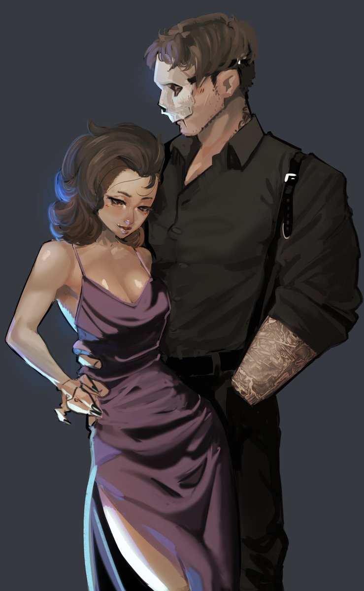 Literally on my knees 🧎 over this gorgeous piece of me and Ghost 😩😍 Artist is <a href="/Pynkrb/">Sir Limón🍋</a>! GAHJH DAYUMMF