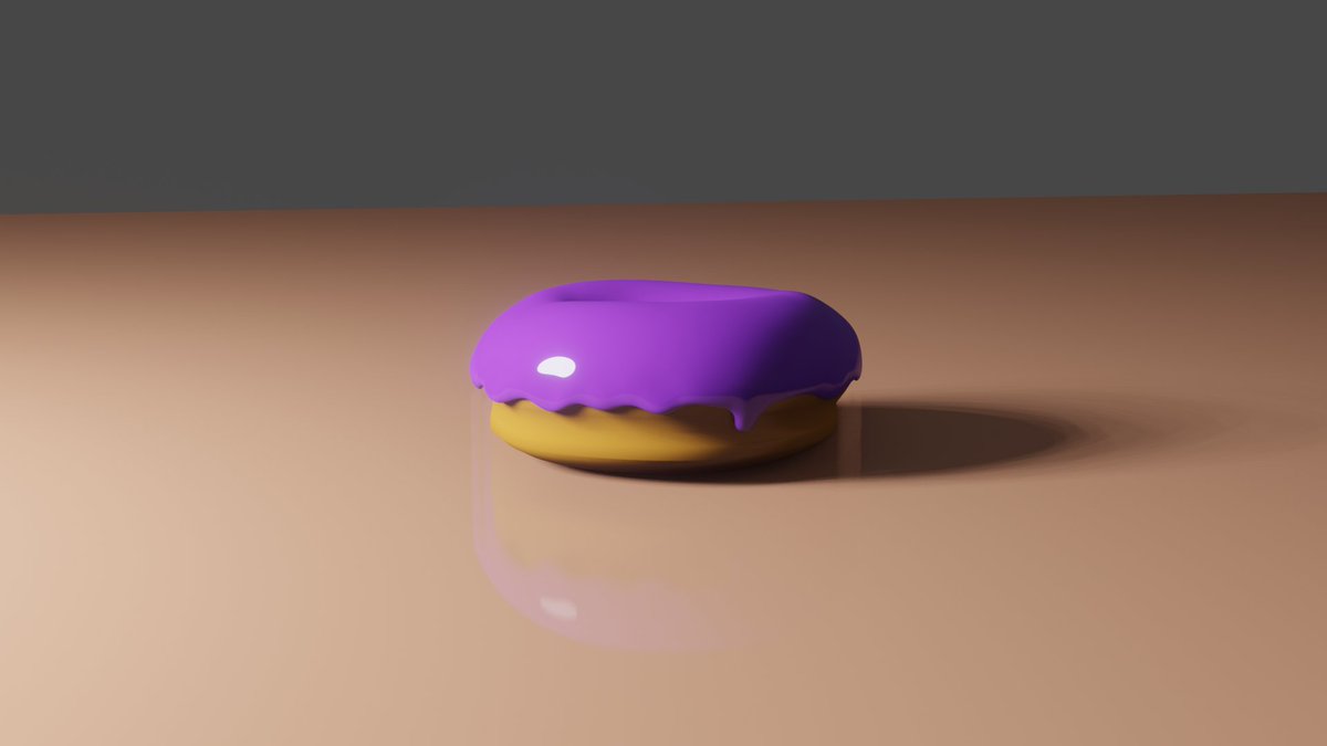 Rubarion's tweet photo. Blender Guru's Donut tutorial Part 6 completed. Rendering using Eevee #BlenderGuru #blender #Blender3d #blenderdonut #blenderdonuttutorial #3dartwork #3Dartist #IndieGameDev #indiegame #blendercommunity #rendering #sculpting #Eevee #3D #2d #andrewprice #cycles #donut https://t.co/wr5o84K3SX