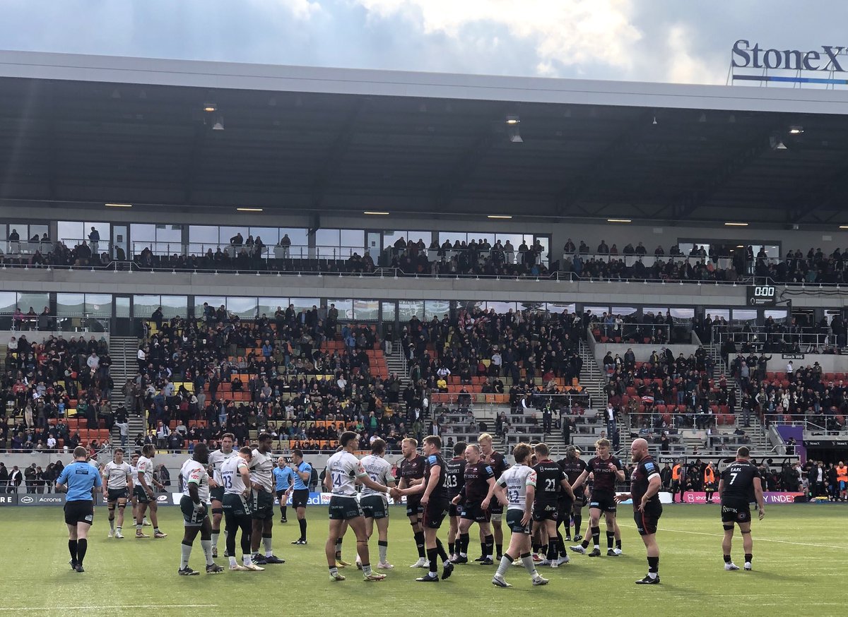 Thanks <a href="/socios/">Socios.com</a> for the tickets today! Top place secured in the #GallagherPremiership &amp; a home playoff versus <a href="/SaintsRugby/">Northampton Saints 😇</a>, after a hard fought win against <a href="/londonirish/">London Irish</a> today.  <a href="/Saracens/">Saracens Rugby Club</a> <a href="/sarriessupport/">Saracens Supporters Association</a> <a href="/socios/">Socios.com</a> #saracens #sarries #ssa #sarriesfamily #bemorethanafan