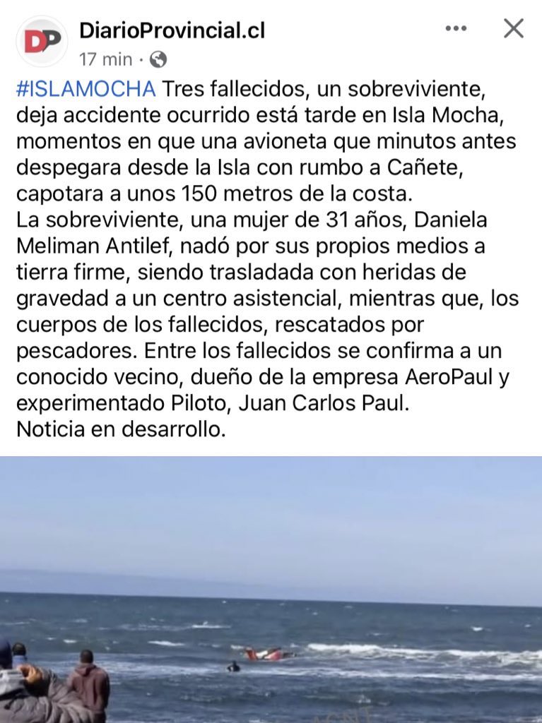 TrelkeChue's tweet photo. Que lamentable noticia #Concepción #islamocha https://t.co/lRSrbUZ8PP