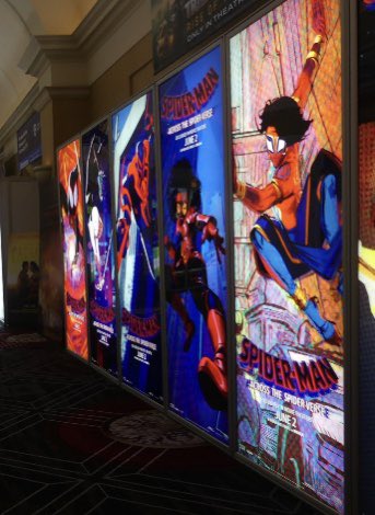 CoveredGeekly on X: New character posters from 'SPIDER-MAN: ACROSS THE  SPIDER-VERSE' on display at CinemaCon. (Via:    / X