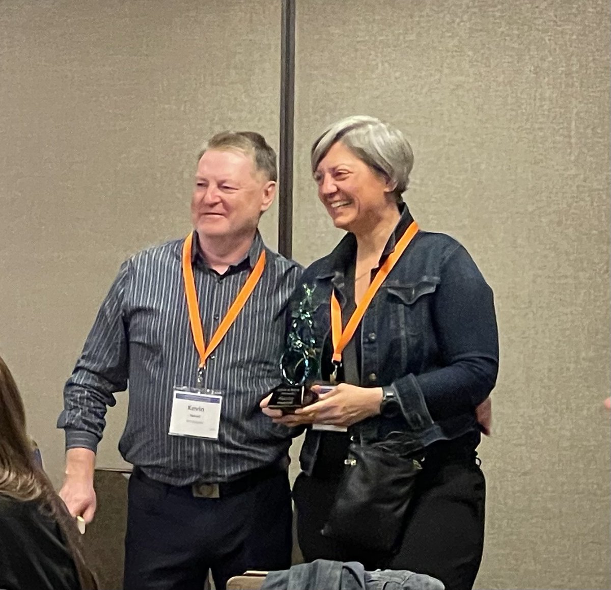Kicking off #NACCDOPAMN2023 conference with a thanks to Leslie Dietz and Kevin Farrell of DFI Events for 10 years of hard work and genuine fellowship in helping all of us in @naccdo_pamn