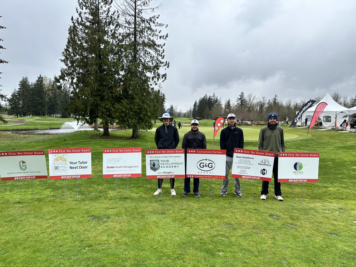 maplejt's tweet photo. Day 2, the final round of the MJT @ggbrandsca Classic at @GolfPagodaRidge is underway! 

A big thank you to our first tee donors. For a full list and additional information view below: 
https://t.co/MIQKEhgace

#1playedjuniortour #developingchampions #maplejt https://t.co/7Fj66q4tw8