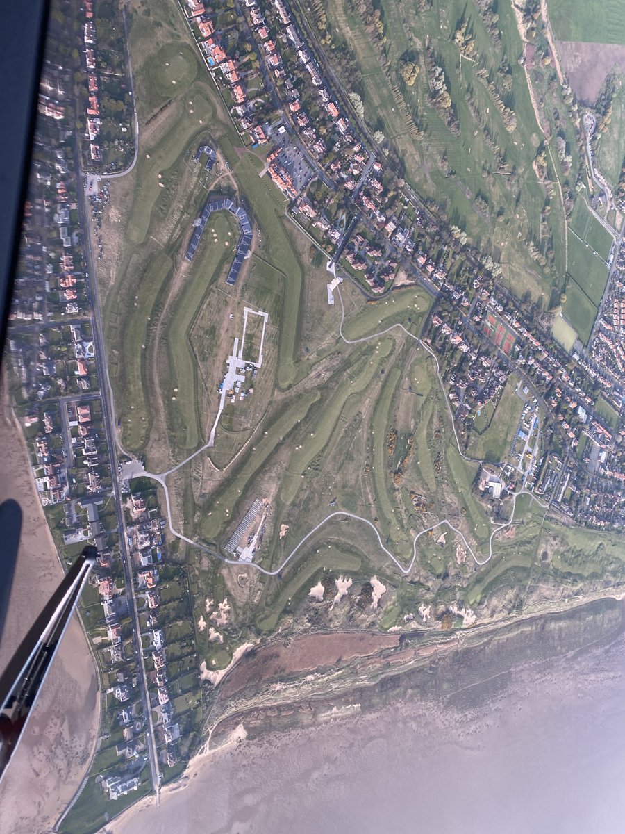 dauphinsky's tweet photo. Things are starting to take shape at the ⁦@RLGCHoylake⁩ for the #2023 ⁦@TheOpen⁩ Golf. #ArriveInStyleArriveByHelicopter ⁦@HelicentreUK⁩ ⁦@restmoorhall⁩ ⁦@_helipad⁩ #TheOpenGolf #Hoylake  ⁦@LivEchonews⁩ #GolfTravel ⁦@PGATOUR⁩ https://t.co/3TIW0hIetH
