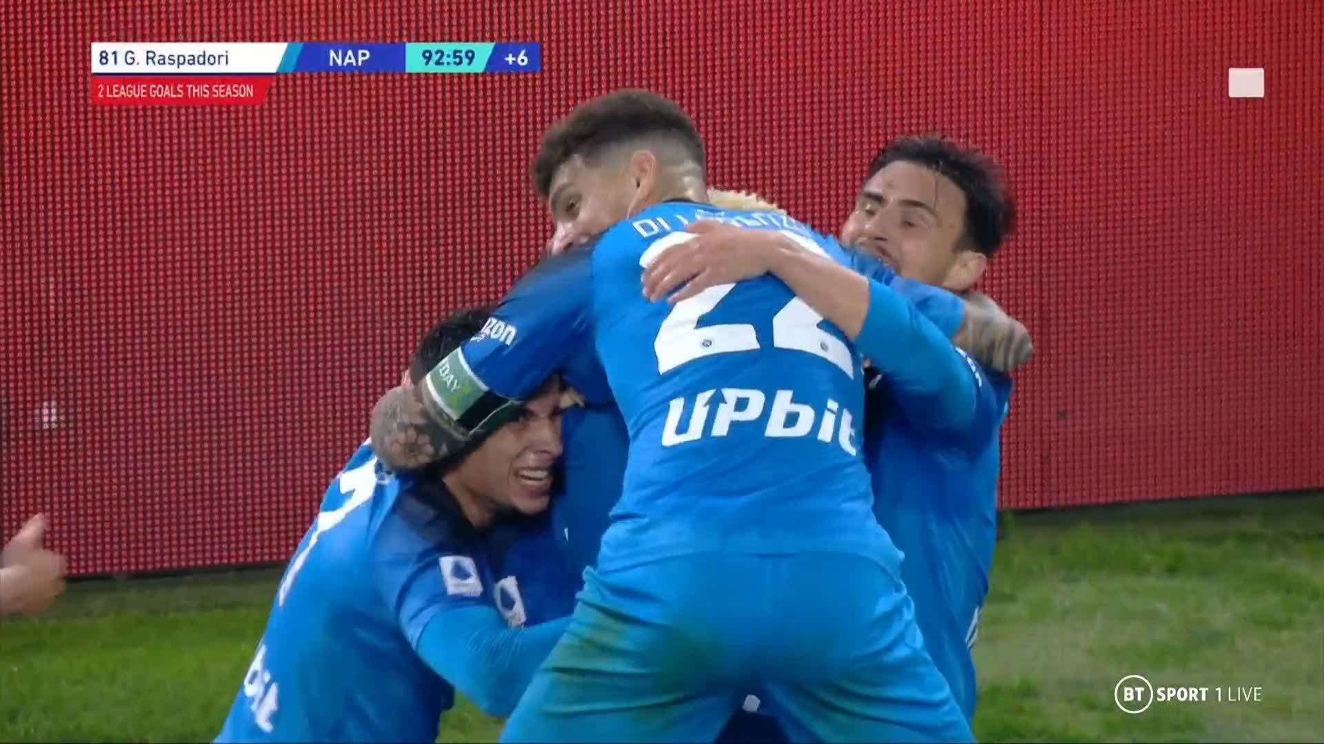 Football on BT Sport on Twitter "It's Napoli in the 93rd minute in