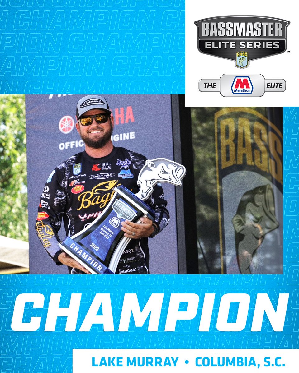 Bassmaster on X: Drew Benton battles all the way from 10th to the