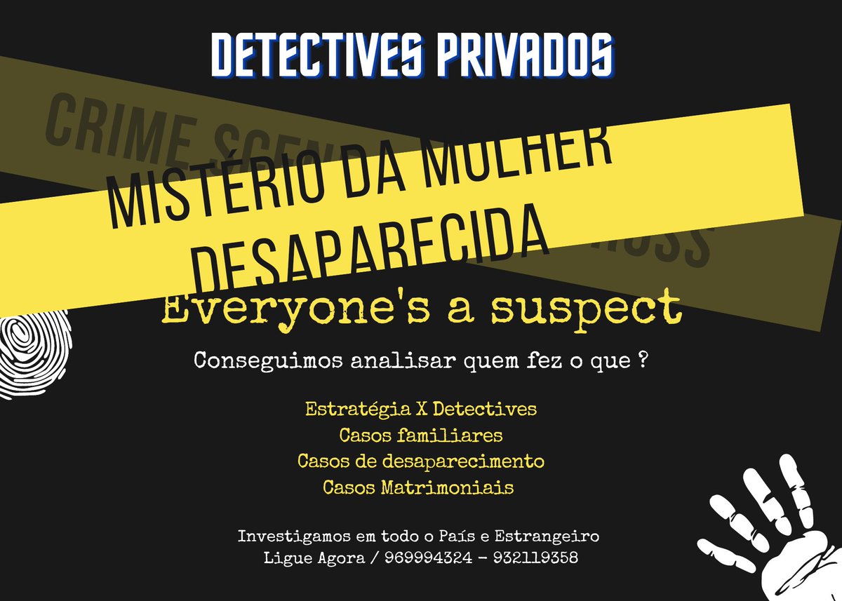NunoSimoes11's tweet photo. Detectives Privados

Investigamos para privados desde 1999

Todo o país e Estrangeiro

https://t.co/Pil1bOSLK7
https://t.co/Syh11Vh2rZ https://t.co/Vy3XTaexfr