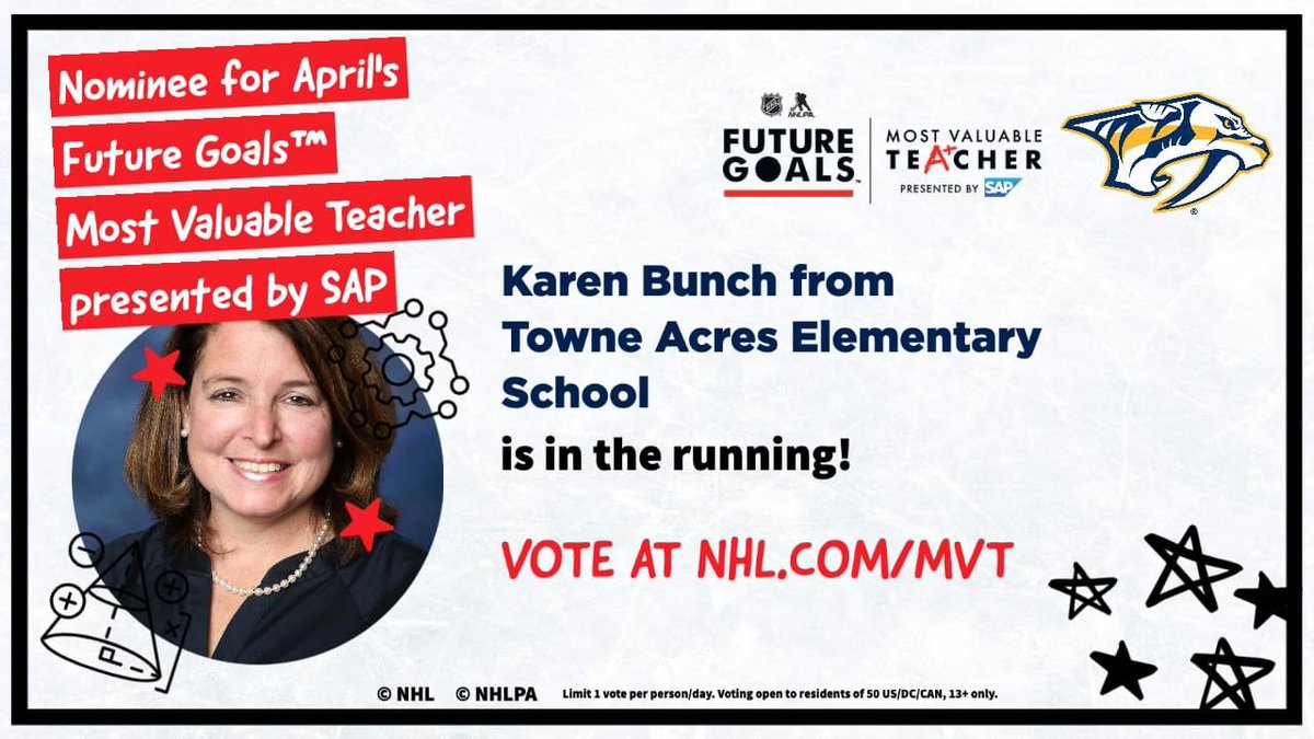 Last week to vote! Vote once a day every day this week! Thank you for your support! <a href="/jcityTNschools/">JohnsonCitySchools</a> <a href="/TowneAcres_JCS/">Towne Acres School</a> #JCSTechLeads