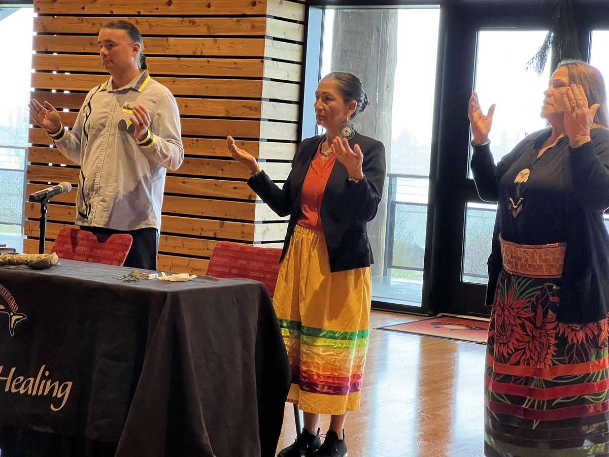 In Washington State today, <a href="/AsstSecNewland/">Bryan Newland</a> and I heard from survivors of federal Indian boarding schools.