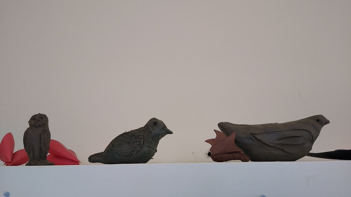 GGoldsbrough's tweet photo. It was all about the #birds and beyond today @YorkArtGallery #nests #clay #ceramics inspired by the supa doopa #collections #ismay #downes #handling @FionaBurton_YMT #artforwellbeing plus corking #tea @janetbennett_ @CHWAlliance https://t.co/55NzhNKj1U