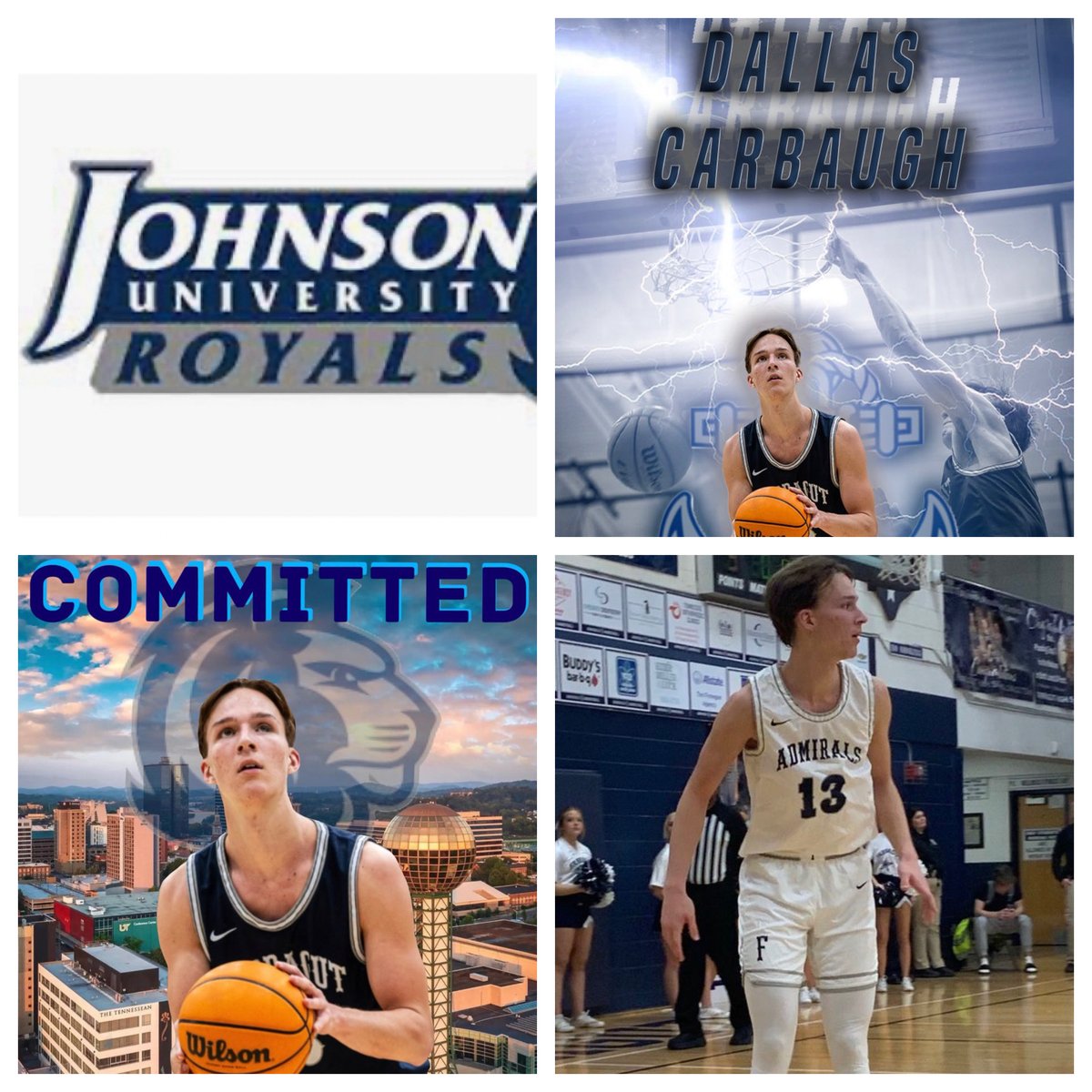 Huge Congratulations to Farragut Admirals Basketball Senior DALLAS CARBAUGH 🏀⚓️ 
Dallas has committed to continue his education and basketball career next Fall at Johnson University 📚⚓️🏀
⁦<a href="/prepxtra/">PrepXtra</a>⁩ ⁦<a href="/5StarPreps/">5Star Preps</a>⁩ ⁦<a href="/FHSbball/">Farragut Basketball</a>⁩ ⁦@CarbaughDallas⁩