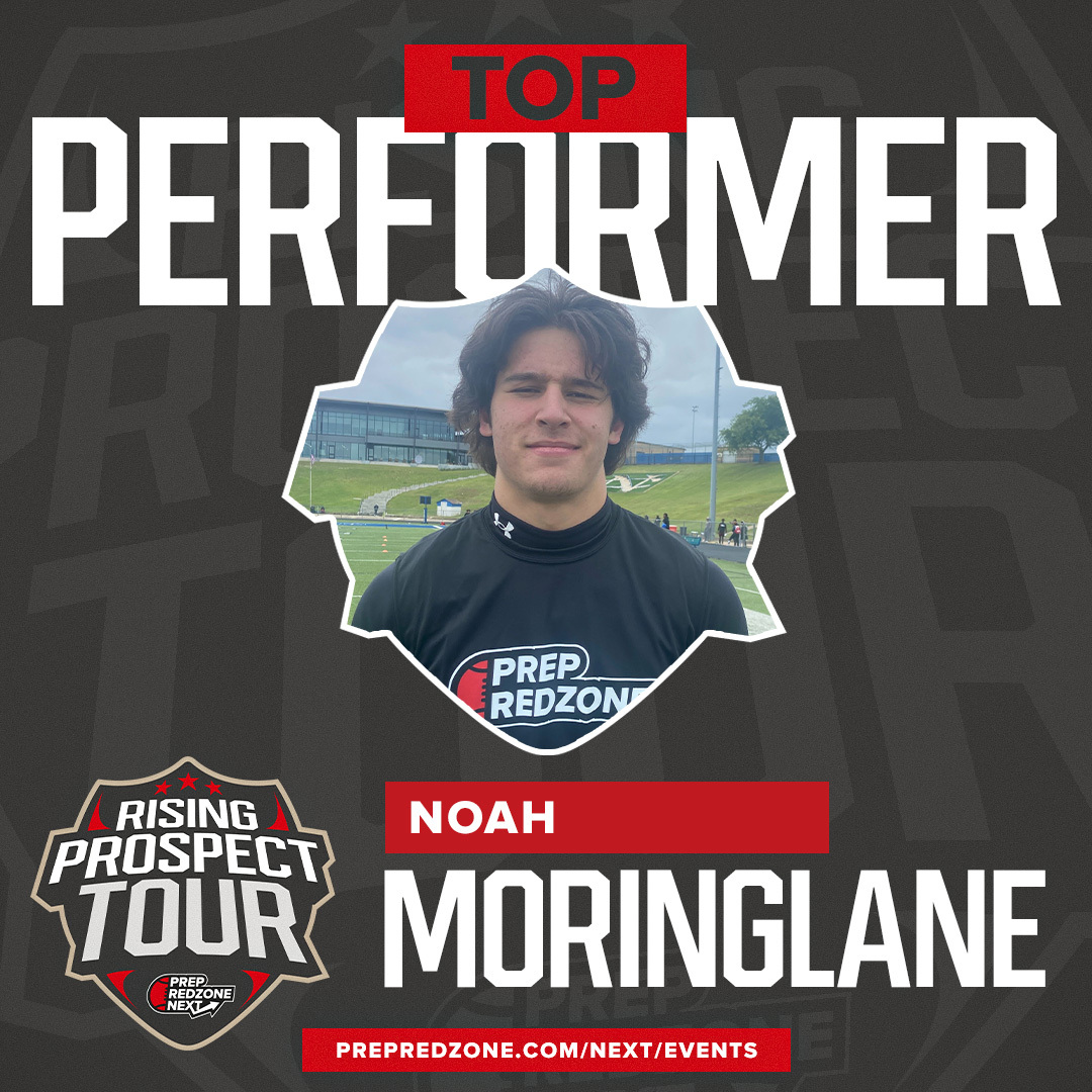 PrepRedzoneNext's tweet photo. 🚨 𝗧𝗢𝗣 𝗣𝗘𝗥𝗙𝗢𝗥𝗠𝗘𝗥𝗦

This event is 𝙨𝙩𝙖𝙘𝙠𝙚𝙙 with talent. Take a look at who is standing out today!

✍️ #RisingProspectTourDFW
📎 https://t.co/b3WJ8IvooY

@anderson_jorey
@Moringlane01 https://t.co/JYH0wRiatb