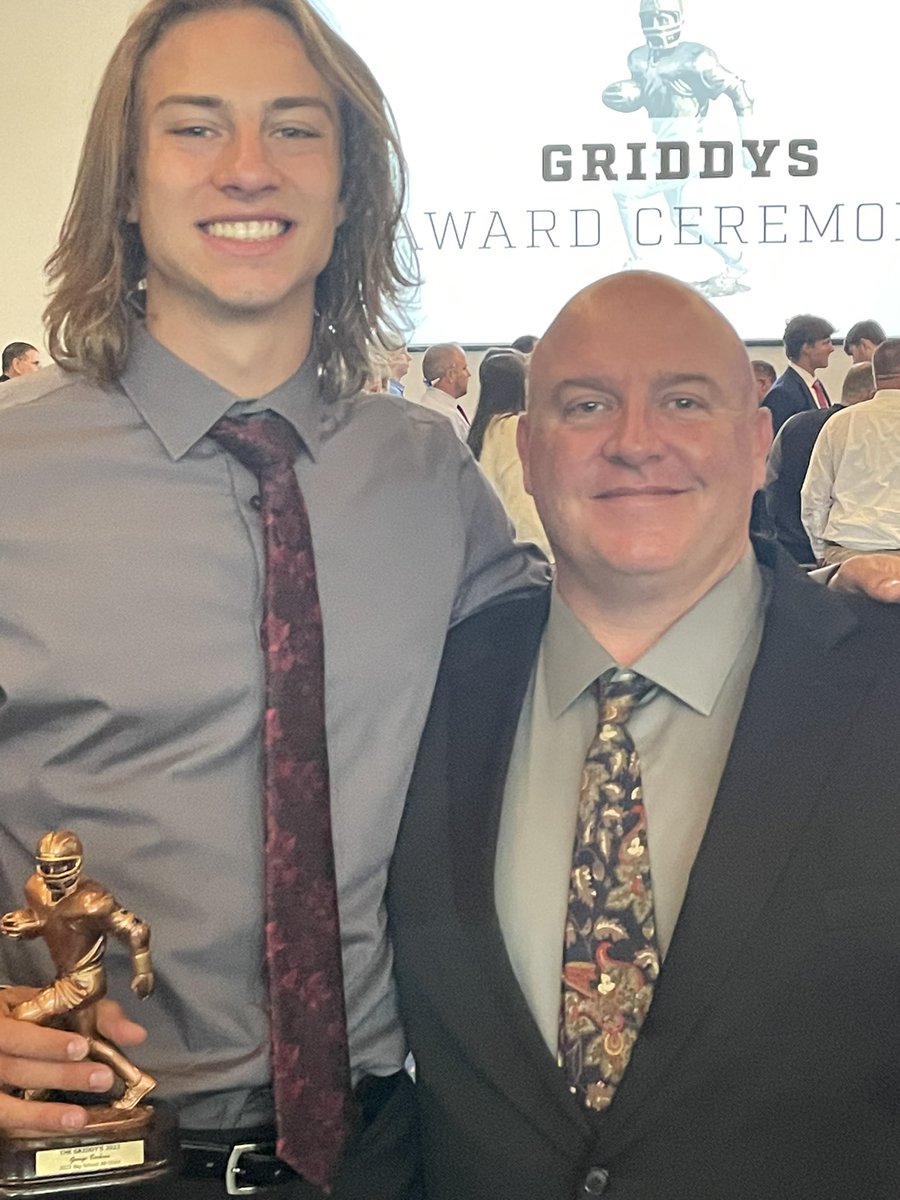 What a honor to witness <a href="/GeorgeBurhenn/">George Burhenn</a> receive his All-State recognition! Go Boilers this fall! <a href="/BoilerFootball/">Purdue Football</a> <a href="/Coach_Walters/">Ryan Walters</a> 
He is a dude and helped us win ring 1! #ring2thisfall #allaboard