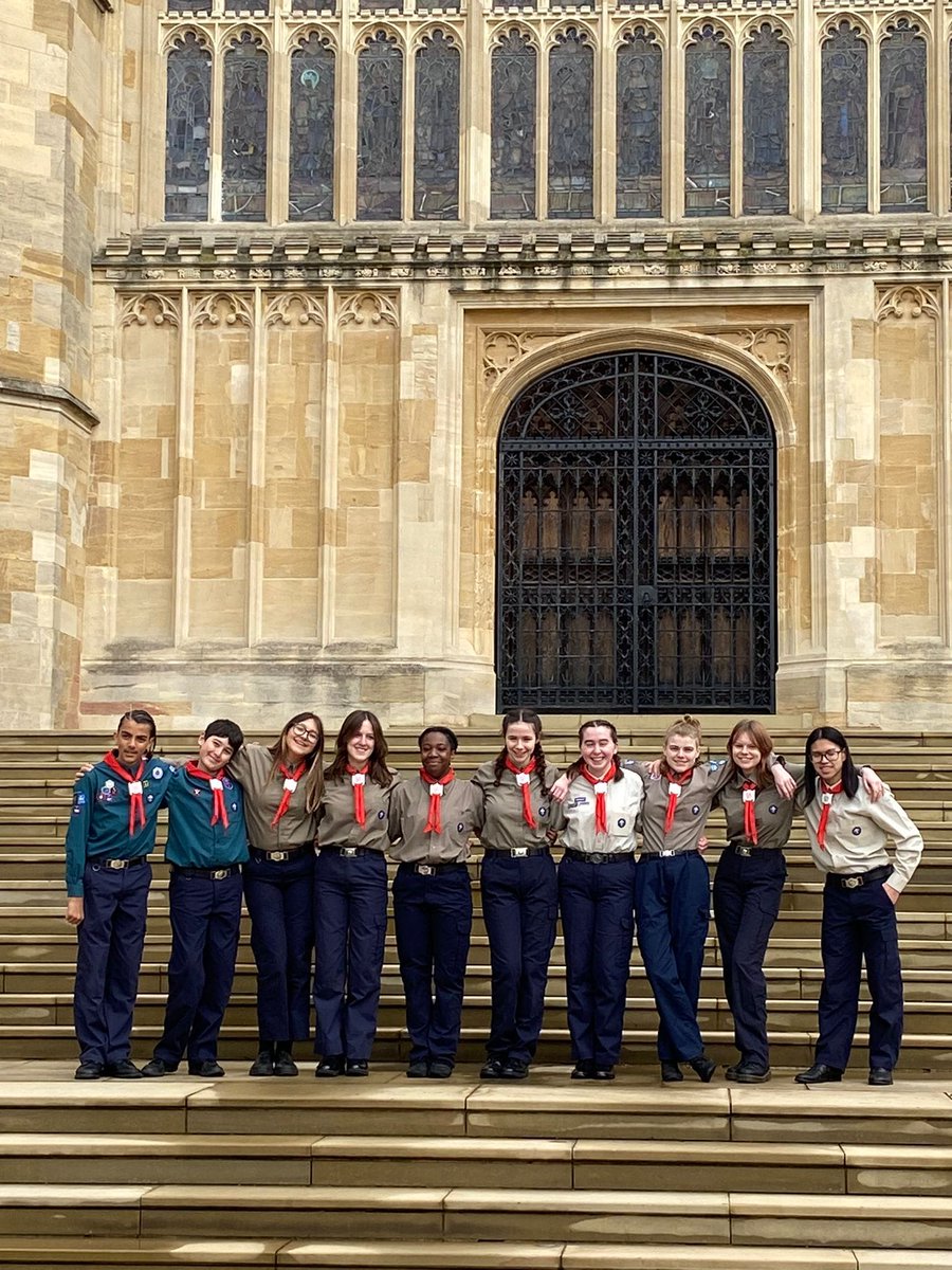 Honoured, and privileged to be asked to provide the choir for this year's <a href="/scouts/">Scouts</a> St.Georges Day Service in St.Georges Chapel at #WindsorCastle.  Thank you much to our 10 cast members for doing St.albans Gang Show proud again. #StGeorgesDay #proud