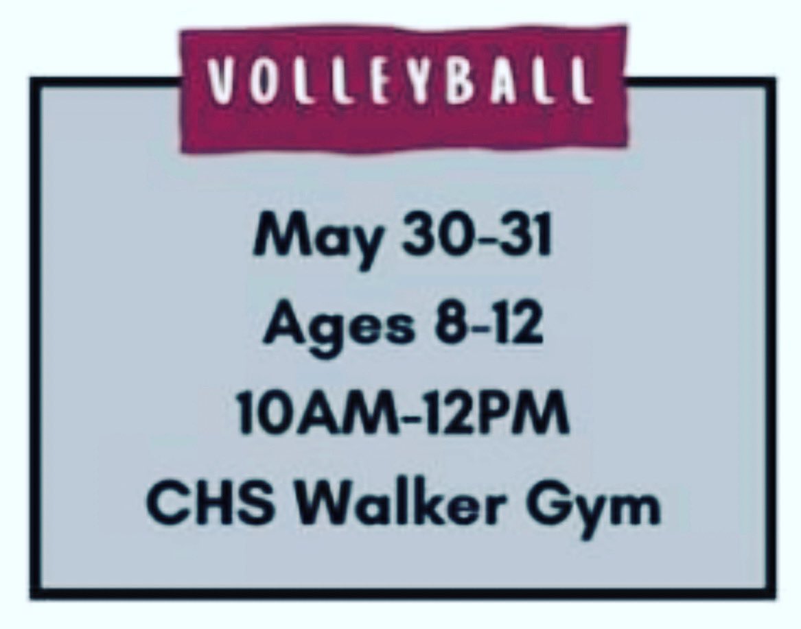 Spread the word and sign up for Central High School Volleyball Summer Camp!  $40 and you can sign up @ bit.ly/centralsummerc…