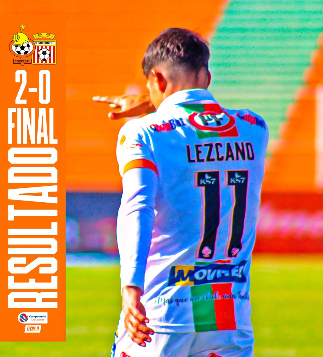 📍Fin del partido...TRIUNFO DEL COBRE ⚒️

👉 Con goles de  Waterman y  Lezcano. El equipo de Gustavo Huerta logró un nuevo triunfo de local y se queda con los 3 puntos en las  alturas de El Salvador.

📍 Cobresal 2️⃣ - Curicó Unido 0️⃣

#LegiónMinera ⚒️🇮🇪